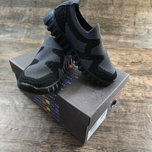 BERNIE MEV Nadin Sneakers Kids Size 28 / 11.5 Grey Black Memory Foam Slip On